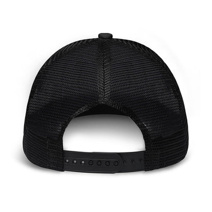 May The Course Be With You - Personalized Golf Trucker Hat (Black Mesh)