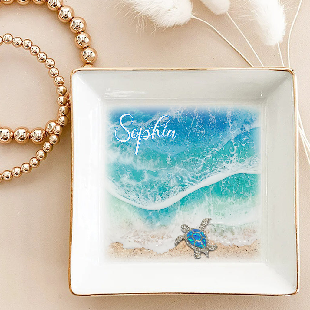 Love Turtles - Personalized Turtle Jewelry Dish
