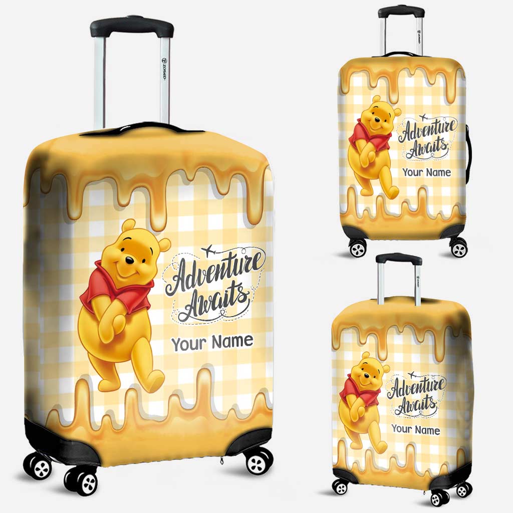 Adventure Awaits - Personalized Mouse Luggage Cover