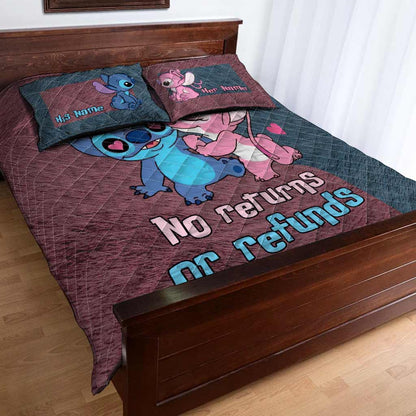 I'm Yours No Returns - Personalized Ohana Quilt Set