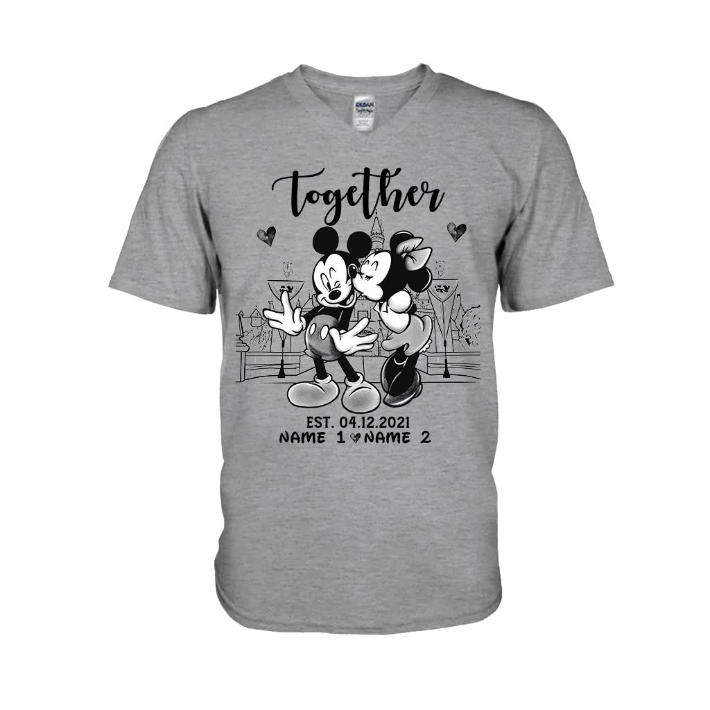 Better Together - Personalized Couple Mouse T-shirt and Hoodie