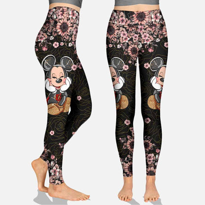 Magic Mouse Ears - Personalized Cross Tank Top and Leggings