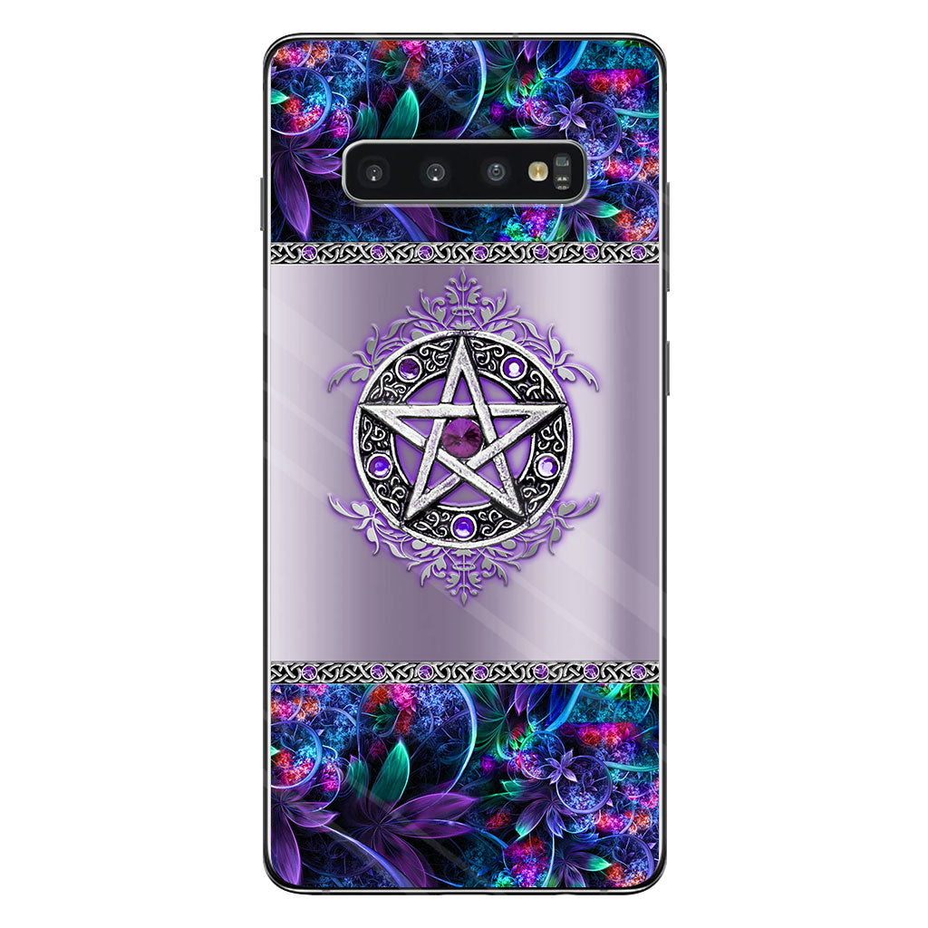 Purple Pentacle Witch - Personalized Phone Case