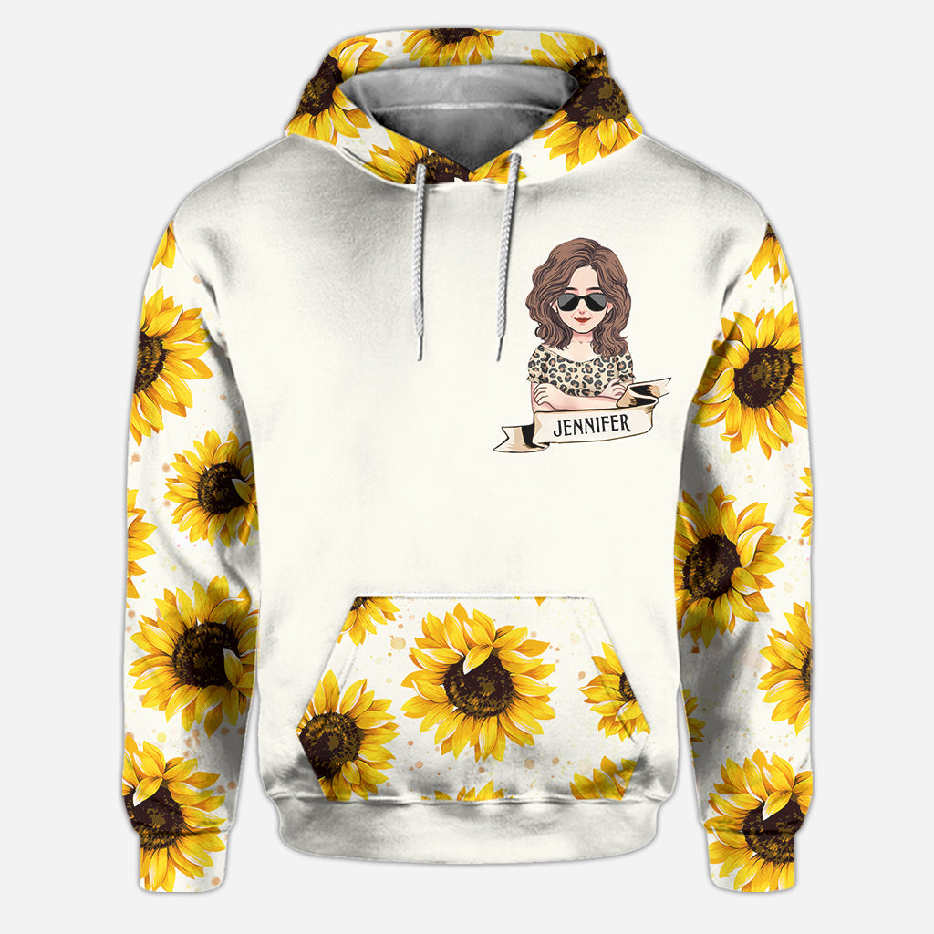Sunshine Mixed With A Little Hurricane - Personalized Mother's Day Mother Hoodie and Leggings