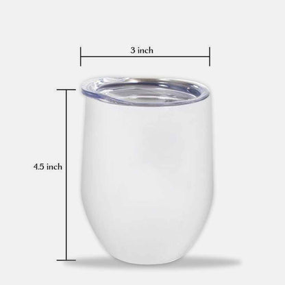 We'll Be Friends Untill We're Old & Senile - Personalized Bestie Wine Tumbler