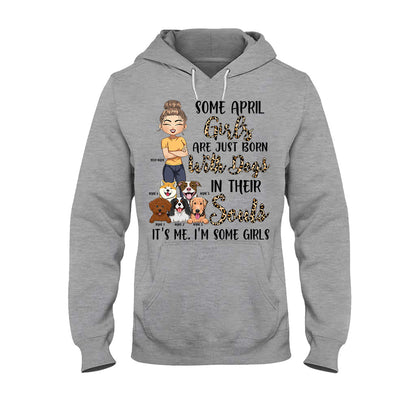Born With Dogs In My Soul - Personalized Dog T-shirt and Hoodie