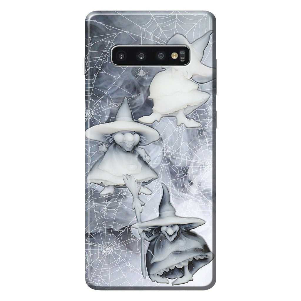 Three Little Witches - Phone Case With 3D Pattern Print