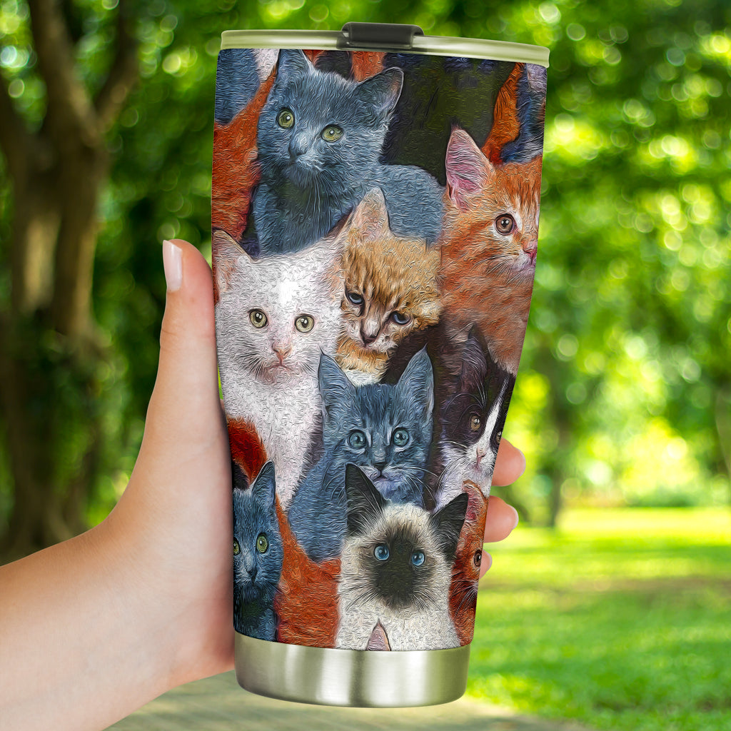 Cute Cat Cat Tumbler 0622