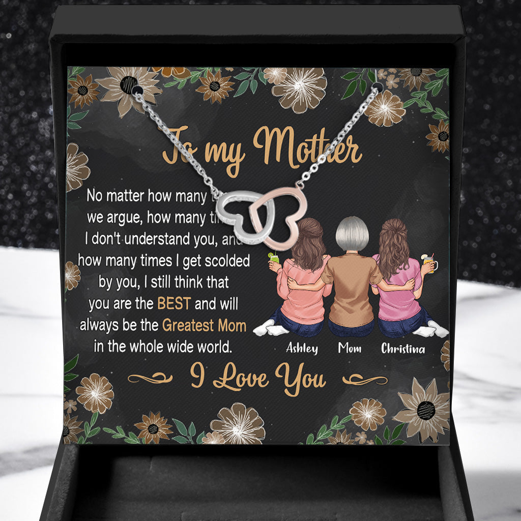 You Are The Greatest Mom In The Whole World - Personalized Mother's Day Mother Necklace
