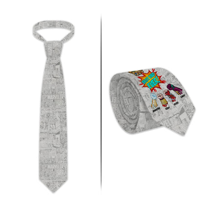 Best Dad Ever - Personalized Father Necktie