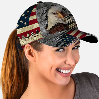 Love Racing Personalized Cap With Printed Vent Holes