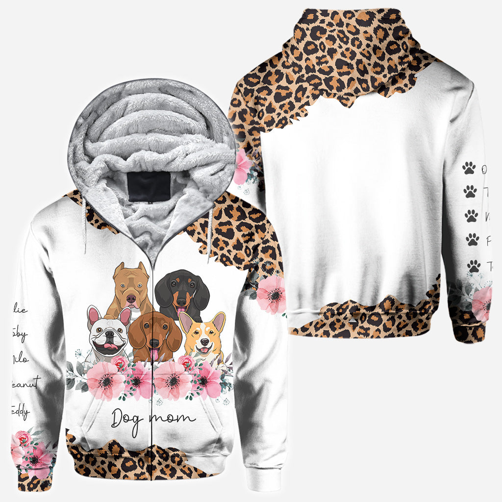 Dog Mom - Personalized Mother's Day Dog All Over T-shirt and Hoodie