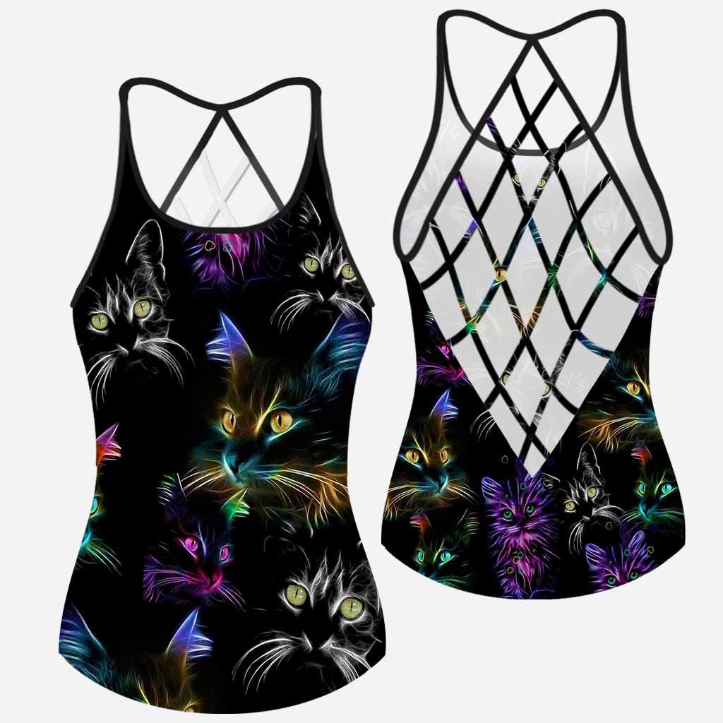 Cat Mom Cross Tank Top