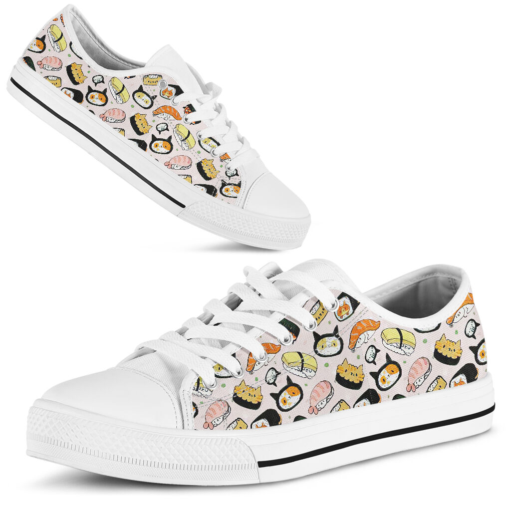 Cat Sushi Cat Low Top Shoes 0622