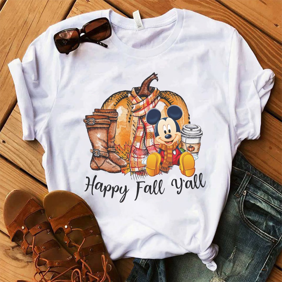 Fall Vibes Mouse T-shirt and Hoodie 0823