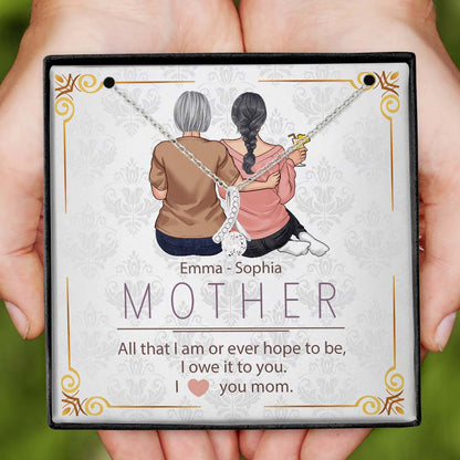 Mother And Daughter - Personalized Mother’s Day Mother Necklace