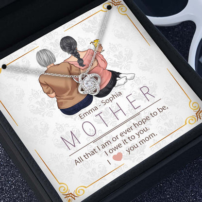 Mother And Daughter - Personalized Mother’s Day Mother Necklace