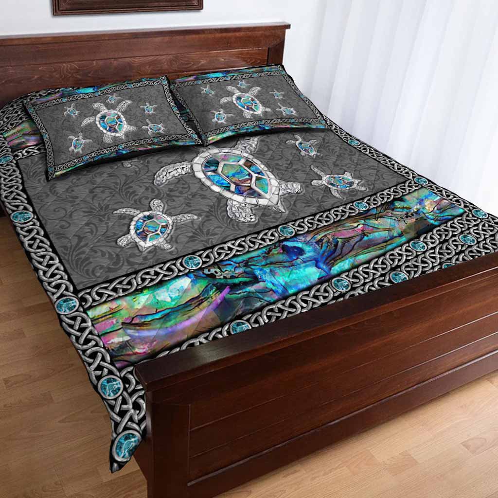 Love Turtles Blue Ocean - Quilt Set