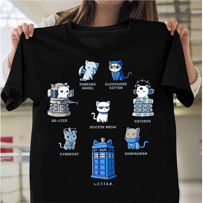 Cats And The Box - T-shirt and Hoodie 1122