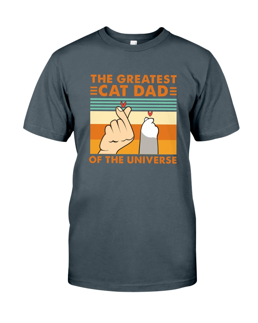 The Greatest Cat Dad Of The Universe - Cat T-shirt and Hoodie 0921
