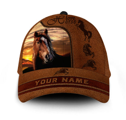 Love Horse - Personalized Horse Classic Cap 0823