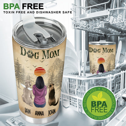 Dog Mom - Personalized Dog Tumbler