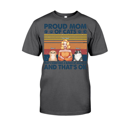 Proud Mom Of A Cat - Personalized T-shirt and Hoodie