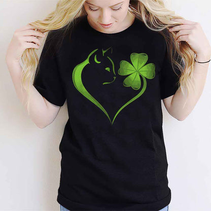 Cat Heart Irish - T-shirt and Hoodie 0119
