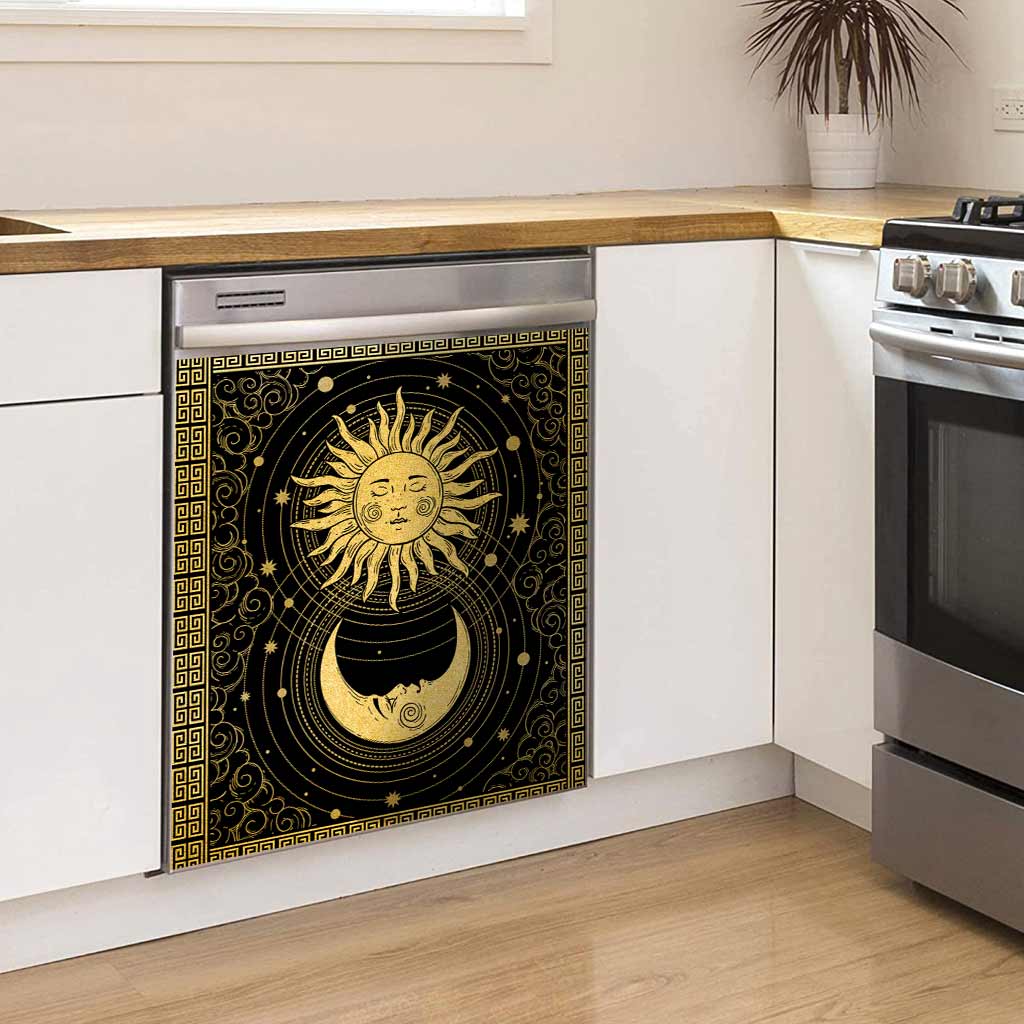 Sun And Moon Magic - Witch Dishwasher Cover