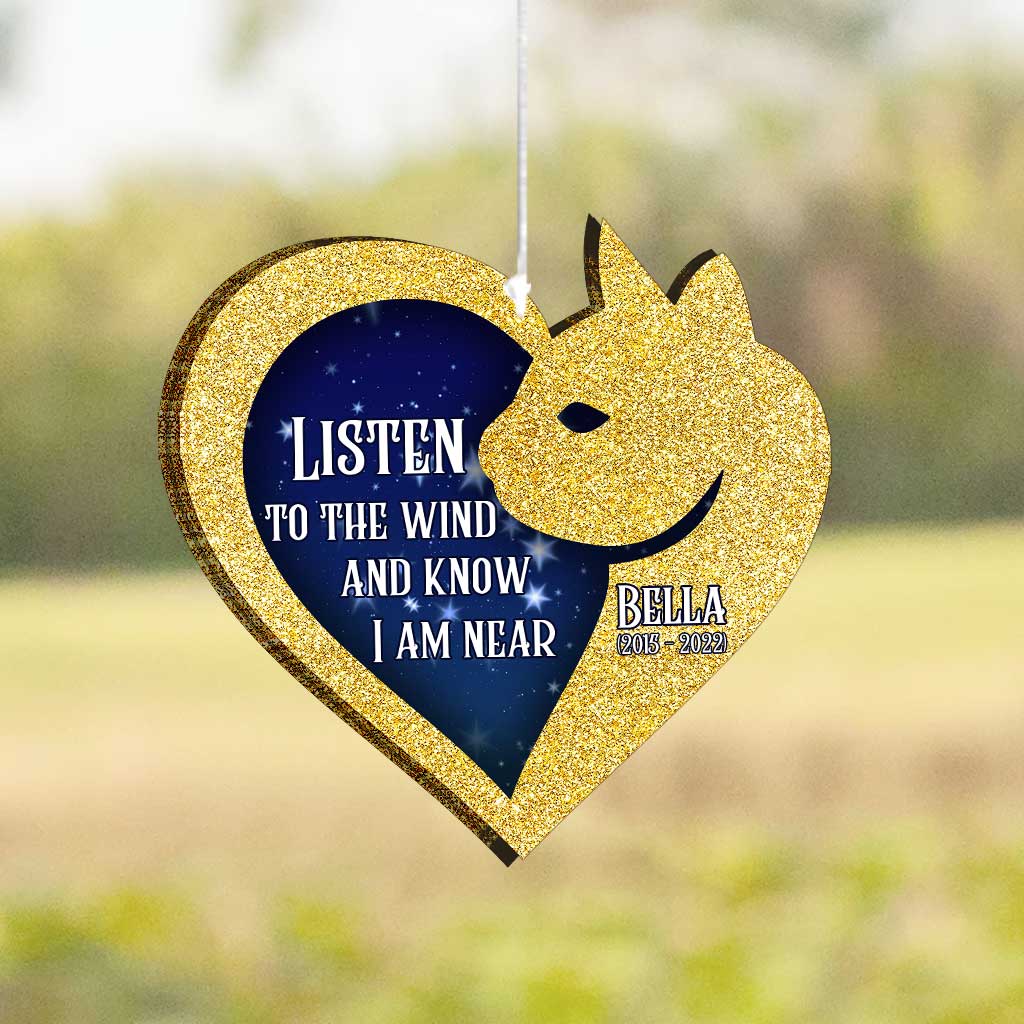 Listen To The Wind - Personalized Cat Wind Chime