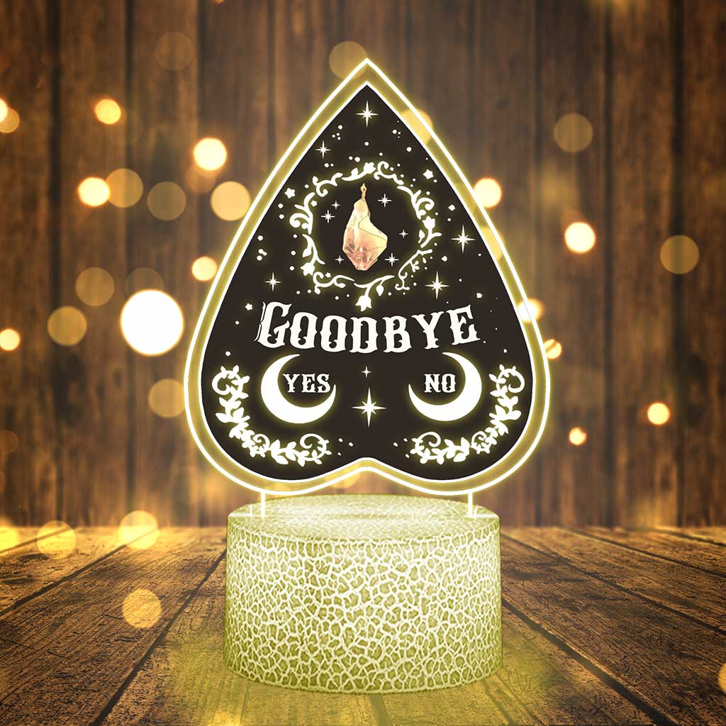 Planchette Light - Witch Shaped Plaque Light Base