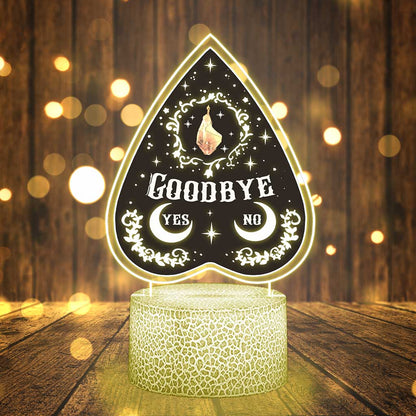 Planchette Light - Witch Shaped Plaque Light Base