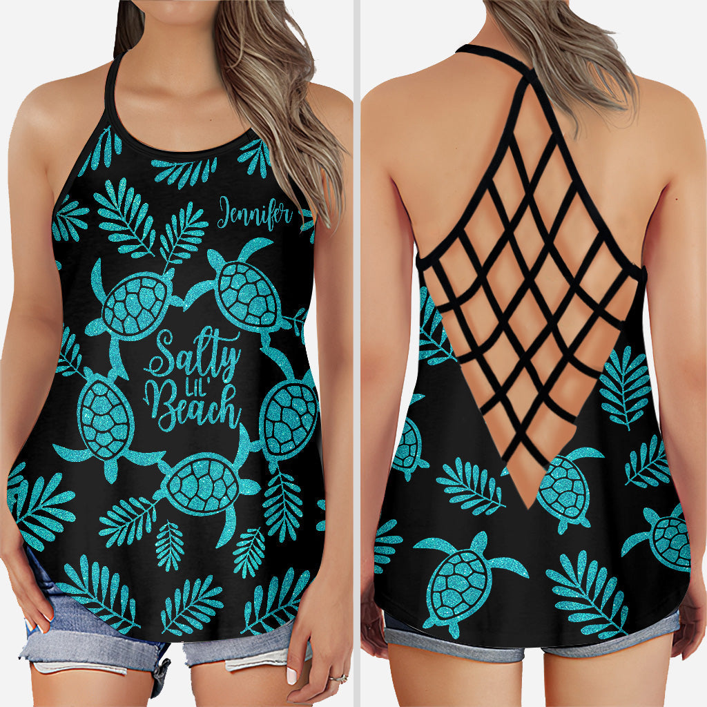Love Turtles - Personalized Turtle Cross Tank Top