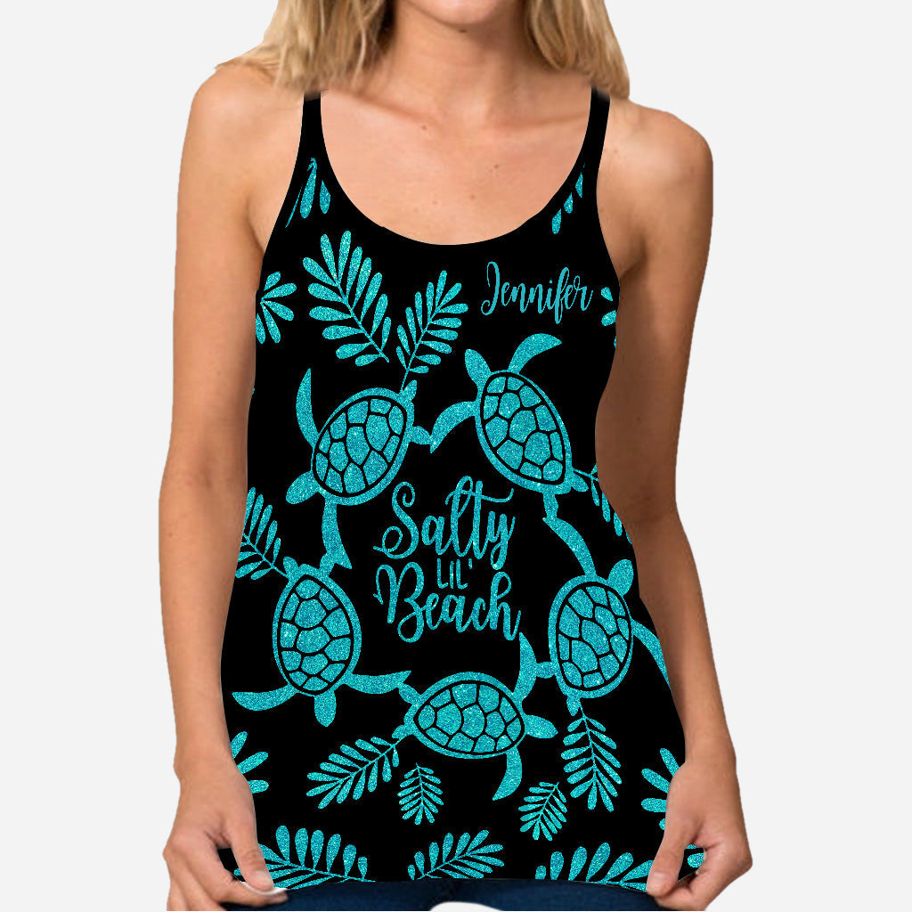 Love Turtles - Personalized Turtle Cross Tank Top