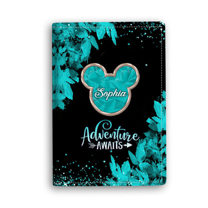 Adventure Awaits - Personalized Mouse Passport Holder