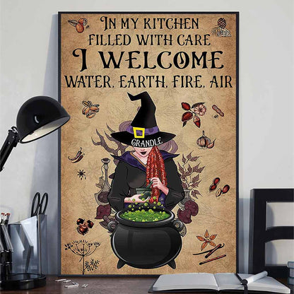 In My Kitchen - Witch Personalized Poster 082021