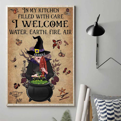In My Kitchen - Witch Personalized Poster 082021