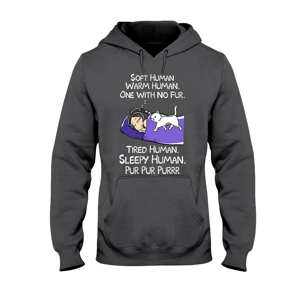 Soft Human Warm Human - Personalized Cat T-shirt and Hoodie