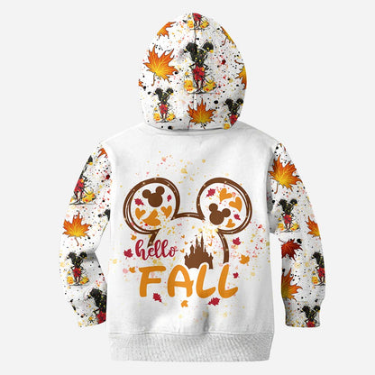 Hello Fall - Personalized Mouse Hoodie and Leggings
