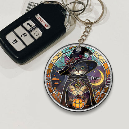 Hello Darkness - Personalized Witch Keychain