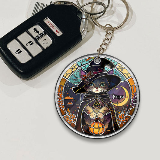 Hello Darkness - Personalized Witch Keychain