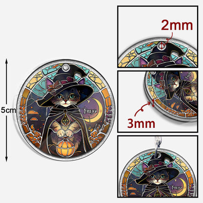 Hello Darkness - Personalized Witch Keychain