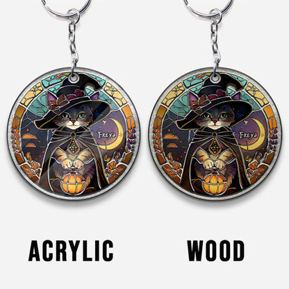 Hello Darkness - Personalized Witch Keychain