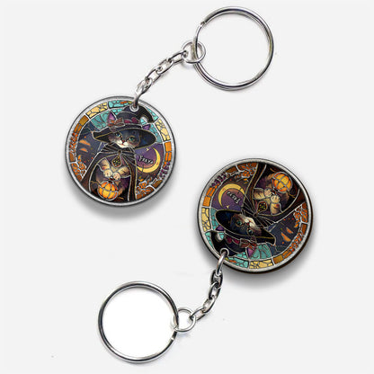 Hello Darkness - Personalized Witch Keychain