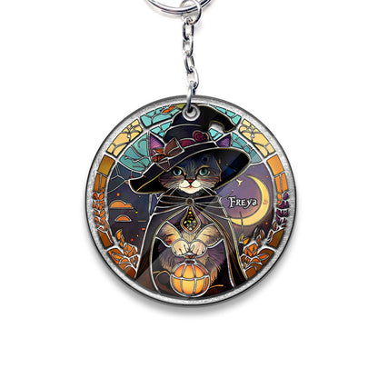Hello Darkness - Personalized Witch Keychain