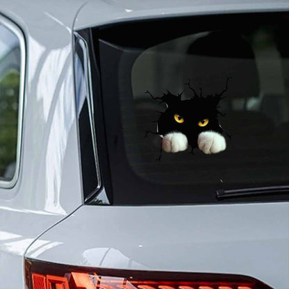 Cat Inspired Pattern Decal Die Cut