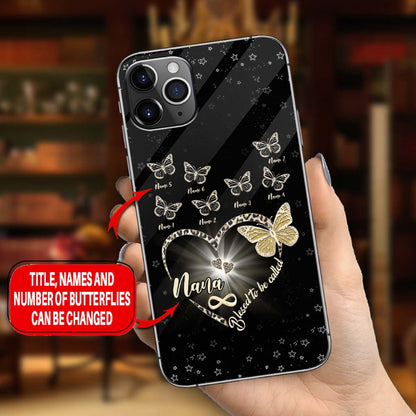 Blessed To Be Called Butterfly Heart - Grandma Personalized Phone Case 082021