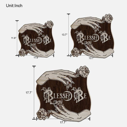 Blessed Be - Witch Wood Sign