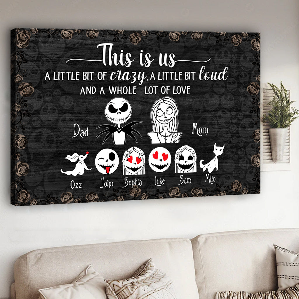 This Is Us - Personalized Nightmare Canvas And Poster