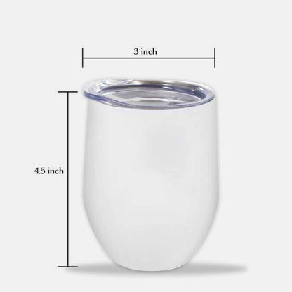 You Know What Rhymes With Camping - Personalized Wine Tumbler